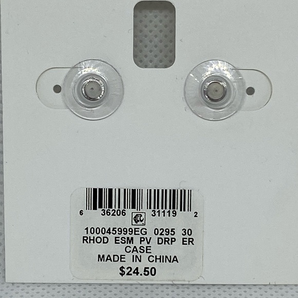 Charter Club Silver-Tone Drop Earrings - Picture 3 of 3